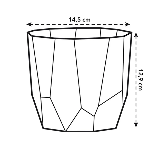 Elho Cache-pot B for rock gris - Image 4