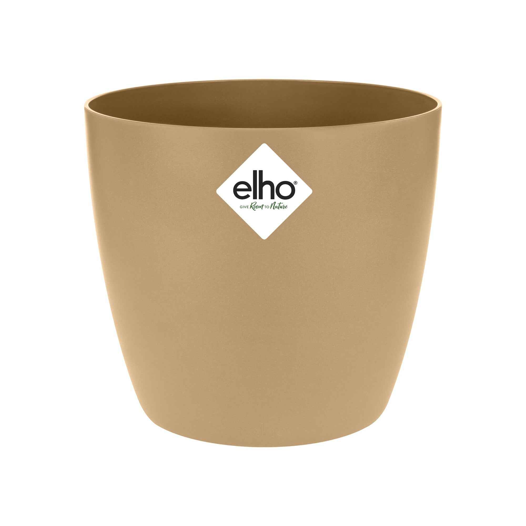 Elho Cache-pot Brussels rond brun cookie - Image 2
