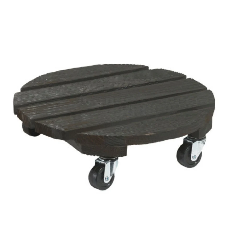 Support à roulette en bois - Image 4